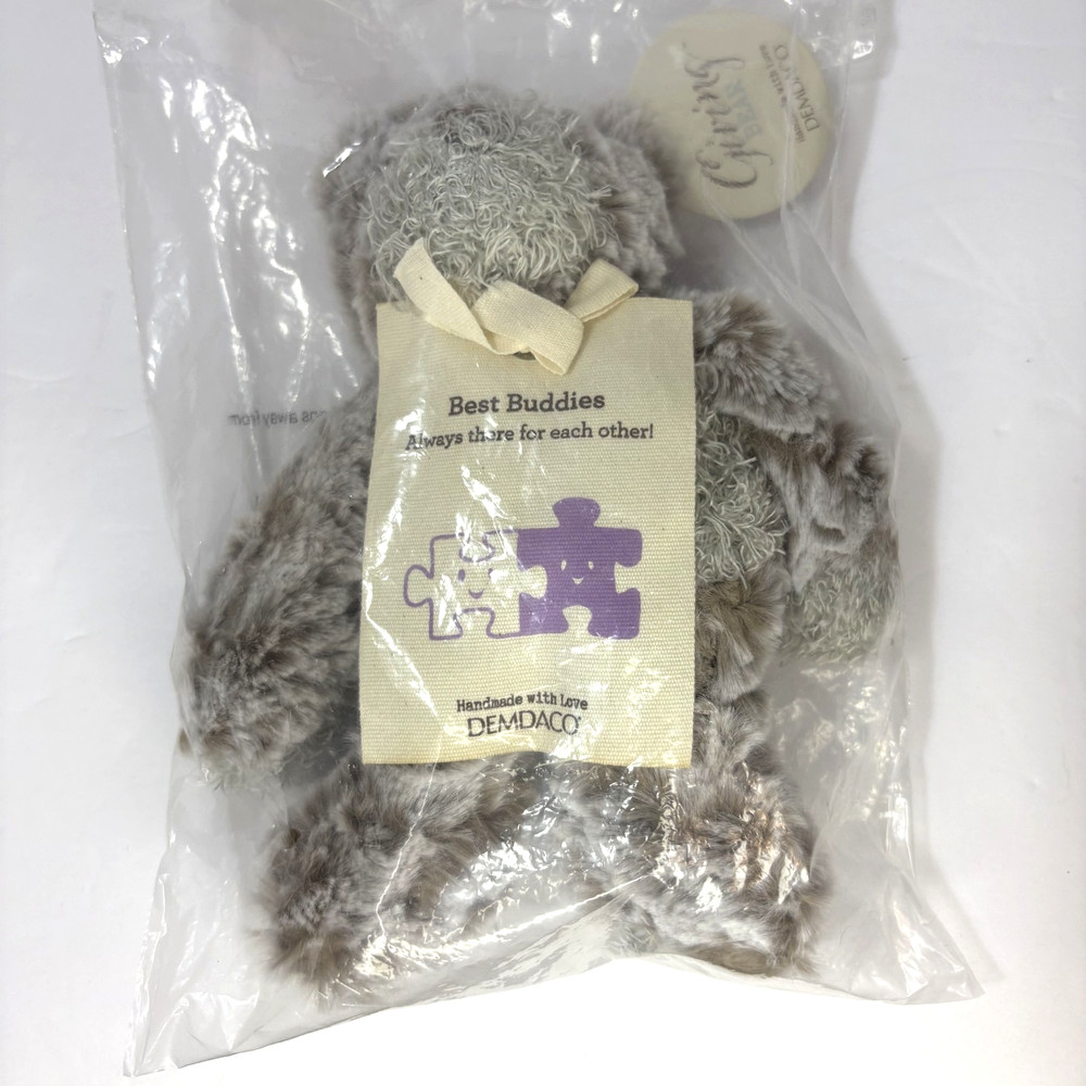 DEMDACO MINI GIVING BEAR 8 in Plush “Best Buddies always..” Sentiment NEW IN PKG
