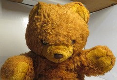 Vintage Cuddle Wit Teddy Bear Stuffed Animal Plush Dark Brown 18″ Toy Pre-Loved