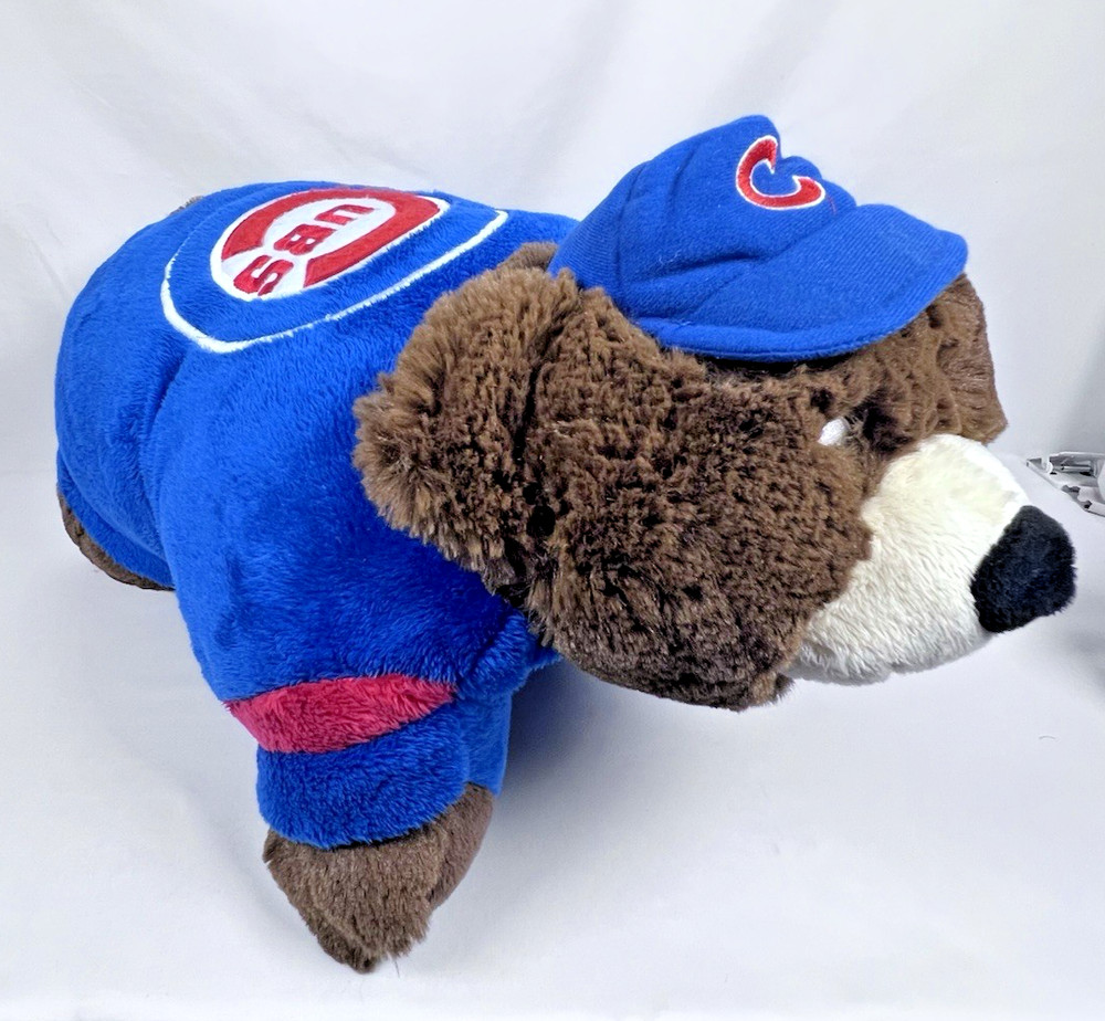 Discontinued/Retired Chicago Cubs My Pillow Pets 20″x 15″x 6″ Blue Washable