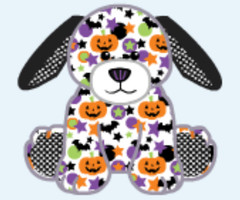 Webkinz Spooky Pup HM699 RARE RETIRED Halloween puppy dog Virtual code messaged