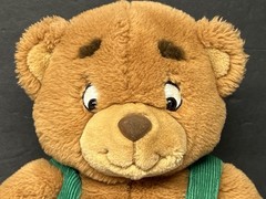 Eden Don Freeman CORDUROY BEAR 16″ Plush Green Overalls