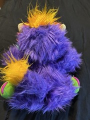 Vintage 1986 AmToy My Monster Pet Rark Hand Puppet Plush Original Tags