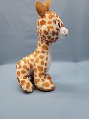 Nanco Baby Giraffe 10″ Tall Stuffed Animal Plush Toy 2013 Brown, Yellow, White
