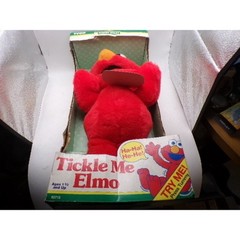 Vintage 1996 Tyco Sesame Street Tickle Me Elmo Talking Plush Toy 62715 Box READ