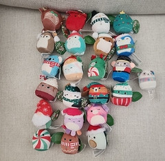 New COLLECTIBLE Lot 23 Squishmallows Micromallows 2.5” Micro Holiday Christmas