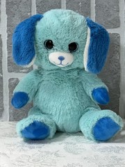 Spark Create Imagine 10.5 Inch 2-Tone Blue Puppy Dog Plush Soft Clean