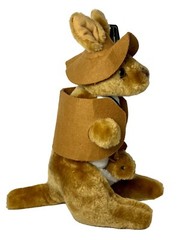 Davric Australia Kangaroo & Baby Joey, Plush, Stuffed Animal, 10″