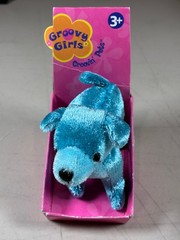 New 2009 Groovy Girls Groovin’ Pets 3″ Blue Puppy Dog 131660 Manhattan Toy