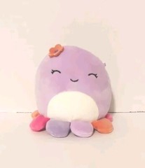 NICE! Squishmallows Beula Octopus Soft Purple Multicolor 5″ Plush