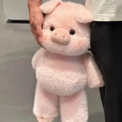 Soft Pig Stuffed Animal Plush Pillow Emotional Support Cute Toy 17.7in