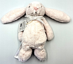 SNUG Lop Eared Pink Bunny Rabbit Plush 12″ Super Soft Pale Pink NWT