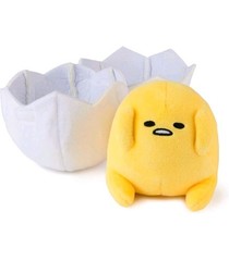 GUND Plush Sanrio Gudetama The Lazy Egg Stuffed Animal In Removable Eggshell New
