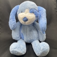 Walmart Kid Connection Blue Spots Puppy Dog 16″ Stuffed Animal Plush Floppy Ears