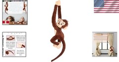 Special Edition 27.6-Inch Monkey Hanging Plush – Fostering Curiosity in Children