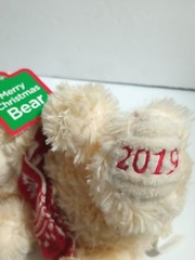 Holiday Style 8″ Plush Teddy Bear Brown Red Snowflake Scarf Christmas 2019