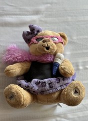 VTG Gund Greetings With A Hug “You Rock” Karaoke Music Bear Vintage 80s 90s Y2K