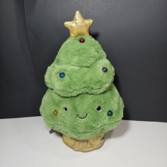 FAO Schwarz Plush Christmas Tree Green Glow Brights Lights Musical 13″ 2024