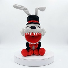 23cm Finding Frankie Plush Toy Horror Rabbit Game Character Big Mouth Soft Stuff