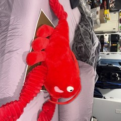 MTY International Large Valentine Plush Lobster Crawfish 33 Inch Stuffed Animal