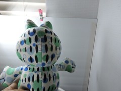 Garfield blue green and white bubble pattern toy factory