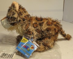Vintage New Old Stock Webkinz Leopard Plush Sealed Code Jungle Cat Toy 9″ Ganz