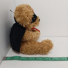 Masked Bear w/Cape 7″ plush hand (fingers) puppet soft plush Valentines Day