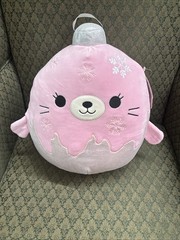 Squishmallows Christmas Gladys the Seal Ornament Hybrid 12 Inch Plush New