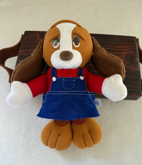 Vintage Russ Puppy Dog Plush Springs for Legs and to Hang #3345 READ