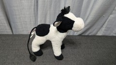Sweet Cream Douglas 8″ Baby Cow stuffed plush animal Black White holstein bull