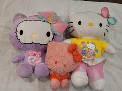 Hello Kitty Plush Bundle Sanrio Large Kawaii Stuffed Animals Lot Cute Gift Set