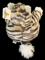 Unipak Baby Plumpee Grey Black Tiger Striped Tabby Fat Cat Kitty 7” Plush Kitten