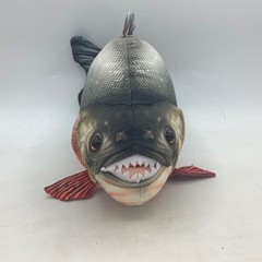 Bass Pro Shops Pirahna Fish Plush 14” Realistic Stuffed Animal