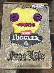 New Fuggler Fugg LIfe Squidge Yellow Purple Cap Gold Teeth 9″ Plush Target