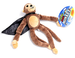 Flingshot Flying Monkey 🐒🐒🐒🐒 Plush Toy Brown Playmaker Toys NWT Screams!