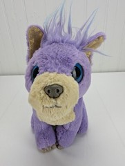 Moose Scruff A Luvs Cutie Cuts Purple Puppy Plush 8″ Stuffed Animal Blue Eyes
