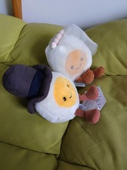Jellycat Amuseable Bride Egg & Amuseable Groom Egg Adorable Gift Plush Doll