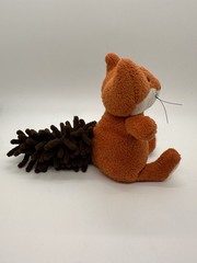 JELLYCAT Noodle Tail Small 6″ Plush Fox- Red Orange Stuffed Animal Toy RETIRED
