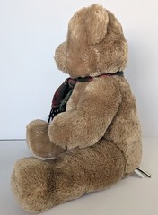 Casual Corner 10″ Plush Brown Bear Plaid Scarf Stuffed Animal “Rare”
