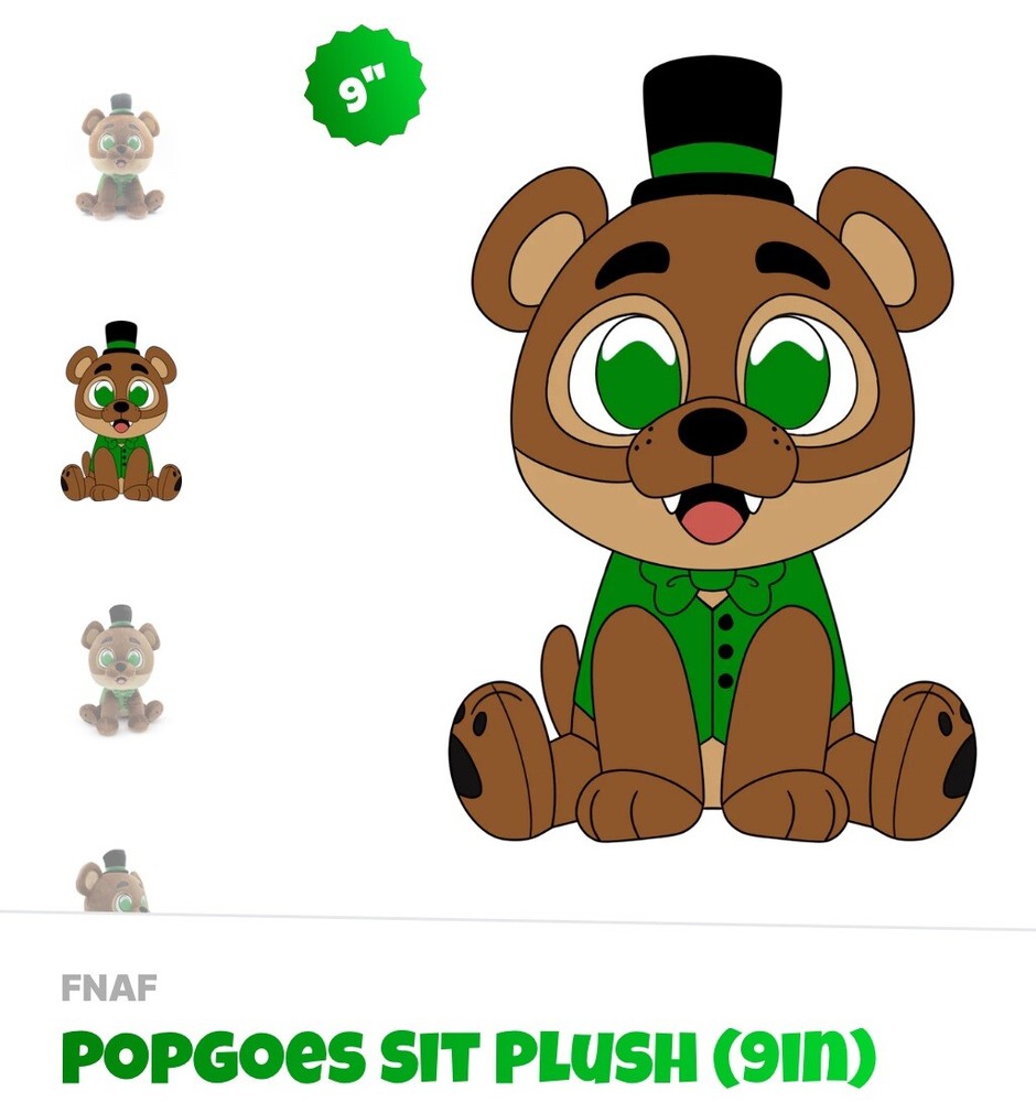 Youtooz * FNAF Fanverse PopGoes Sit * 9-Inch Plush * NEW
