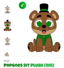 Youtooz * FNAF Fanverse PopGoes Sit * 9-Inch Plush * NEW
