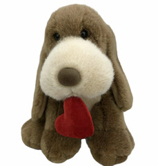 Hound Dog Puppy Valentine Plush Heart Love Russ Berrie RB Target Stuffed Animal
