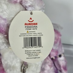 Vtg Aurora Pandora 2002 Sharon Lea Larsen RARE Flower Fairy Plush NEW Condition