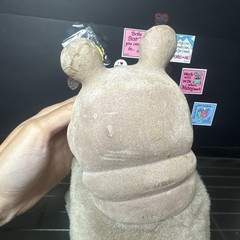 Vintage Baby Hippo Zoo Borns Ed Kaplan Gray 9″ Stuffed Plush 1994