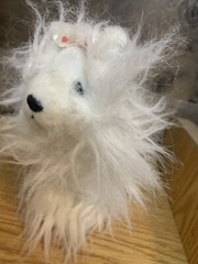 HM070 Yorkie White GANZ Webkinz Plush Stuffed Animal ~ no code