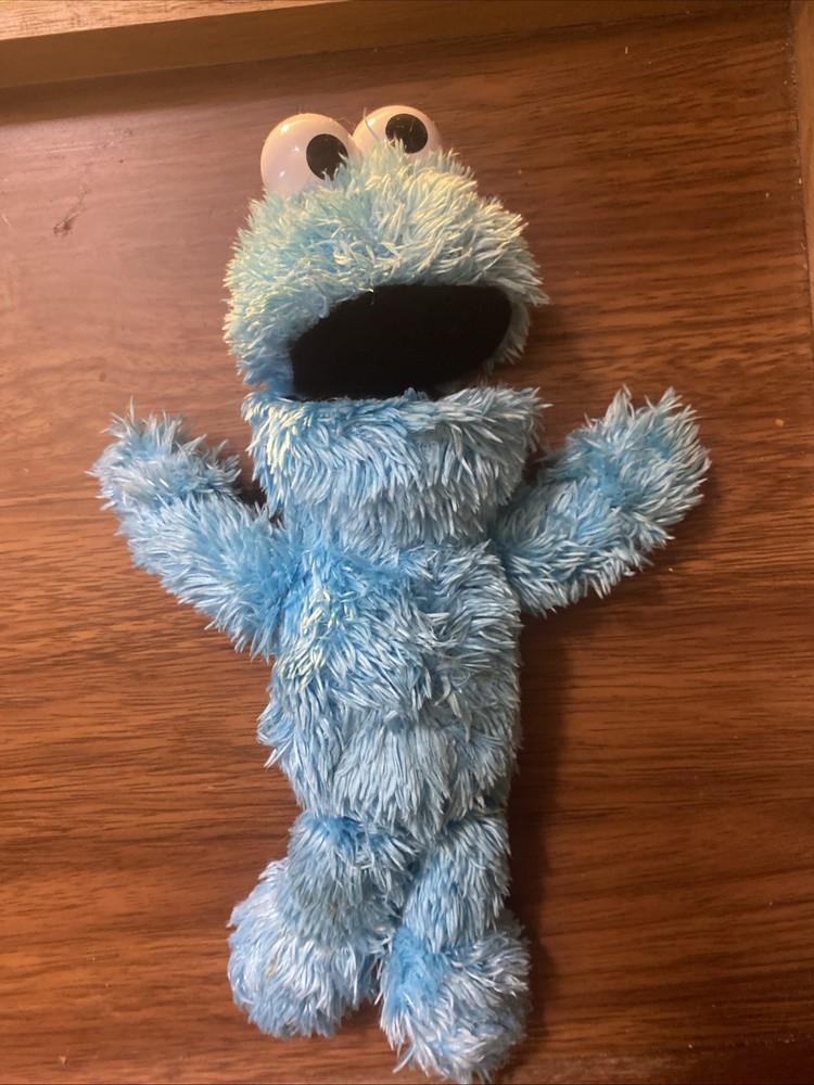 Cookie Monster Chatters 10″ Talking Plush 2007 Mattel Fisher Price Works! Rare