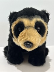 Wildlife Tree Sun Bear Plush 12” Stuffed Animal Realistic Black Bear
