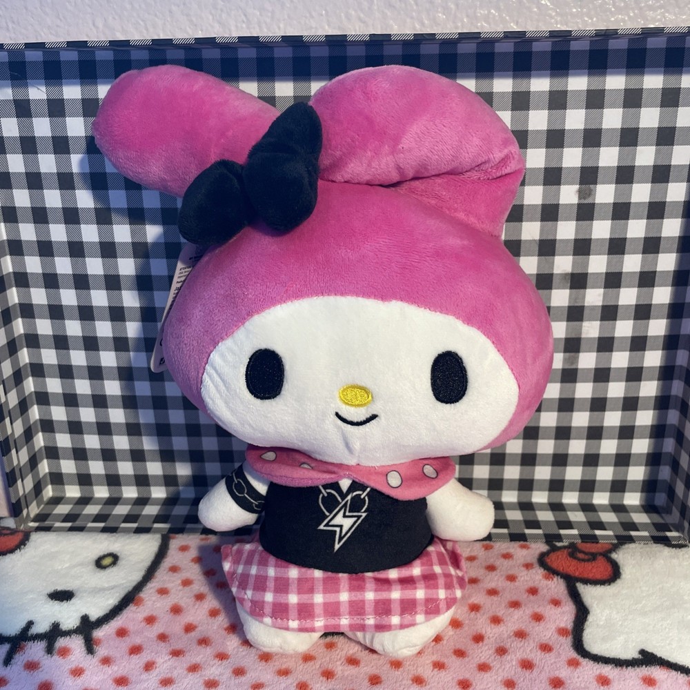 New NWT My Melody Hello Kitty And Friends Pink Series 2 Plush 10” Punk Emo Doll