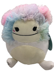RARE! Squishmallows Zaylee White Bigfoot 8” Plush Toy NWT Hard To Find!