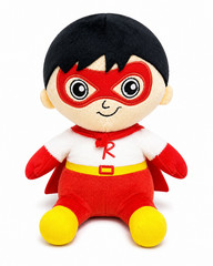 Ryan’s World Red Titan Pocket Watch Plush Toy Superhero Stuffed Doll 8″