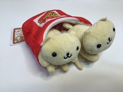 San-x Japan Nyan Nyan Nyanko French Fries Plush 5” Rare NWT Stuffed Animal HTF